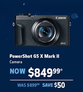 PowerShot G5 X Mark II