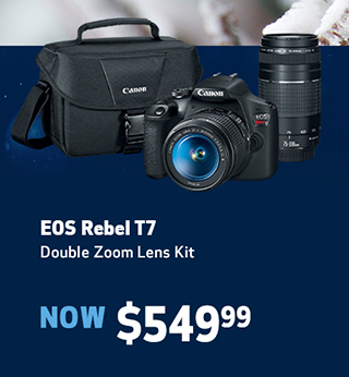 EOS Rebel T7 Double Zoom Lens Kit