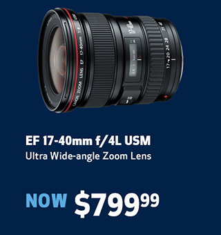 EF 17-40mm ultra wide-angle zoom lens mobile