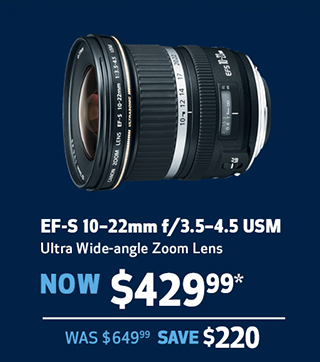 EF-S 10-22mm Ultra Wide-angle Zoom Lens