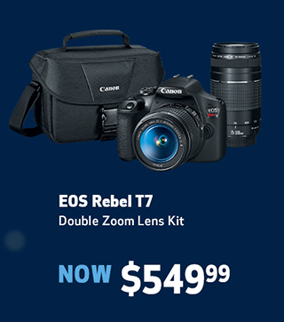 EOS Rebel T7 Double Zoom Lens Kit Mobile