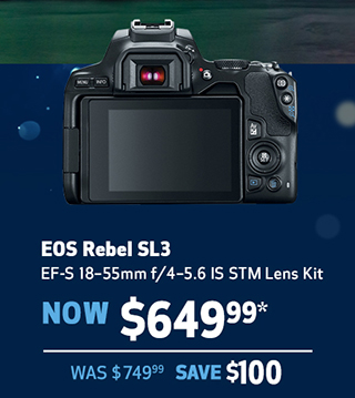 EOS Rebel SL3 back