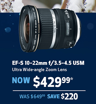 EF-S 10-22mm Ultra Wide-angle zoom lens