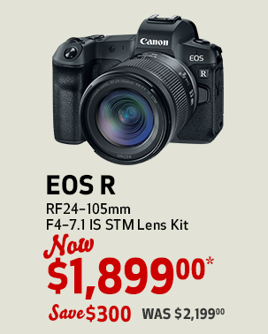 EOS R RF24–105 IS STM Lens Kit