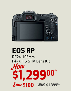 EOS RP RF24–105 STM Lens Kit backside