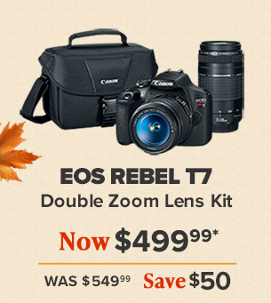 EOS Rebel T7 Double Zoom Lens Kit