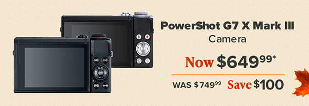PowerShot G7 X Mark III Camera back