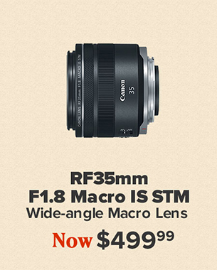 RFmm F1.8 Macro IS STM Wide-angle Macro Lens