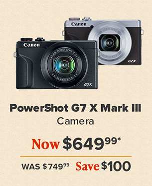 PowerShot G7 X Mark III Camera mobile