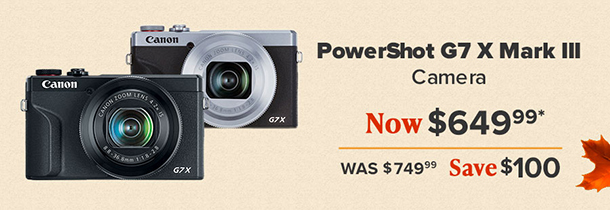 PowerShot G7 X Mark III Camera front